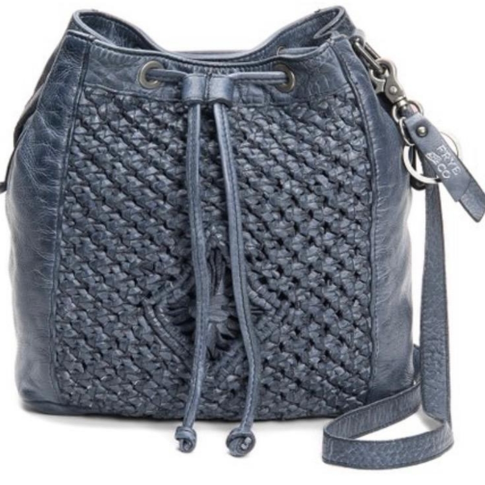 Frye Navy Esme Bucket Bag